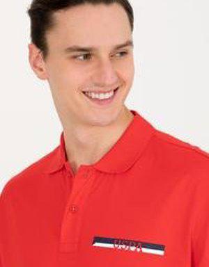 Erkek Kırmızı Polo Yaka T-Shirt