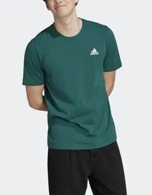 Adidas T-shirt en jersey à petit logo brodé Essentials