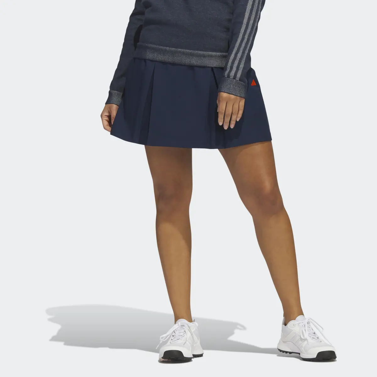Adidas Made To Be Remade Flare Golf Skirt. 1