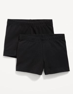 Jersey Biker Shorts for Girls black