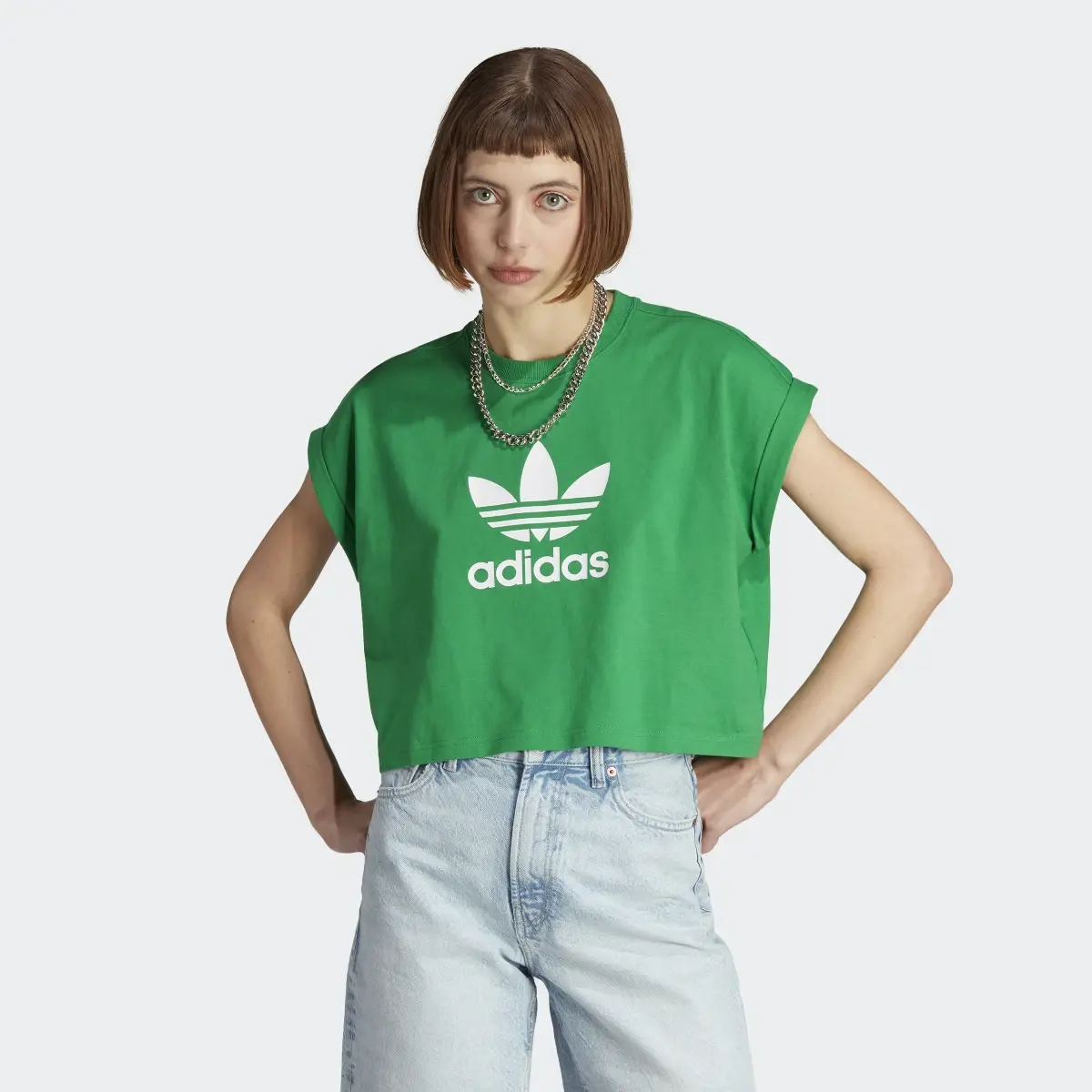 Adidas Adicolor Classics Short Trefoil Tee. 2