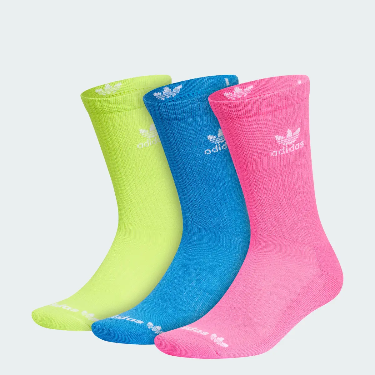 Adidas Trefoil Crew Socks 3 Pairs. 1