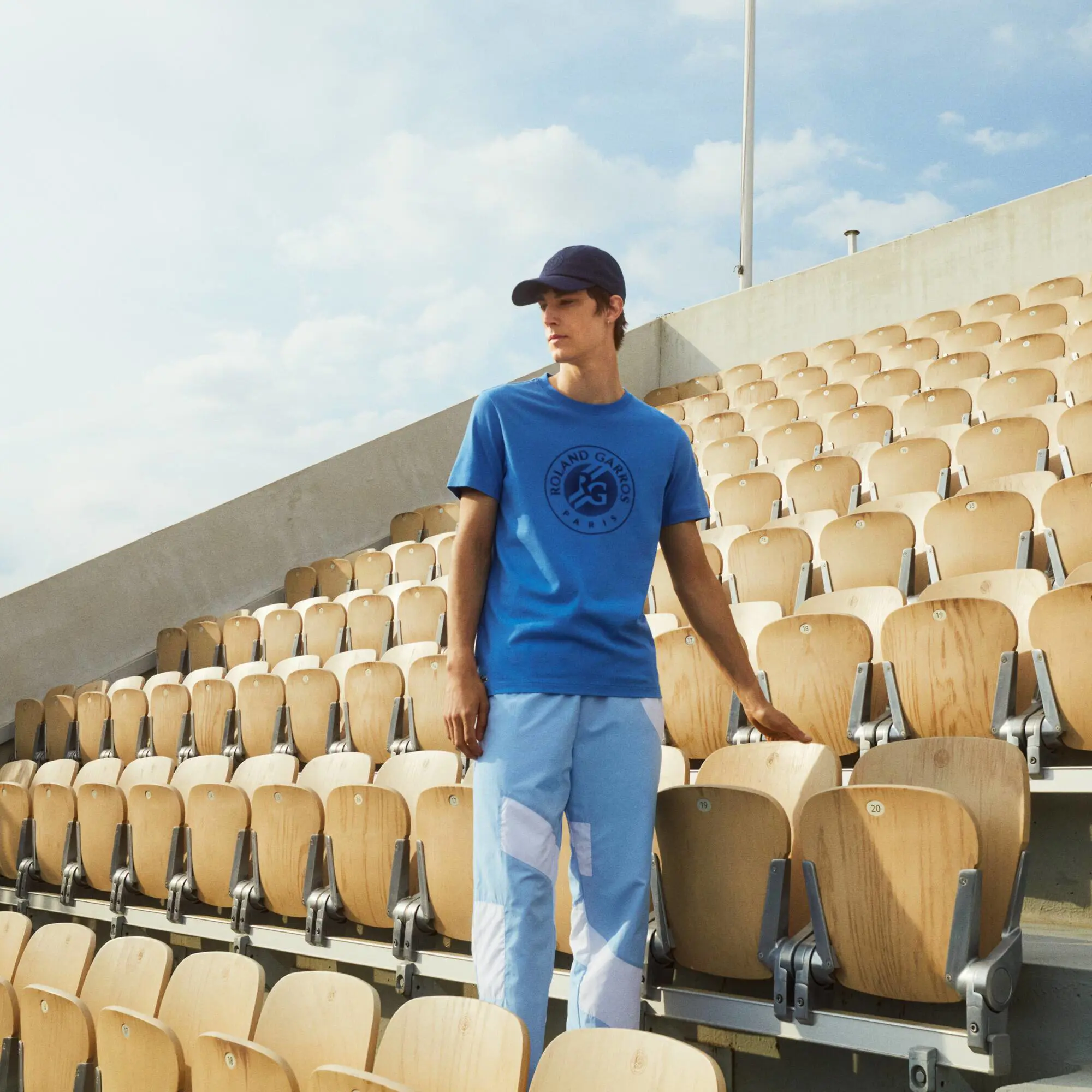 Lacoste Men's SPORT Roland Garros Organic Cotton T-Shirt. 1