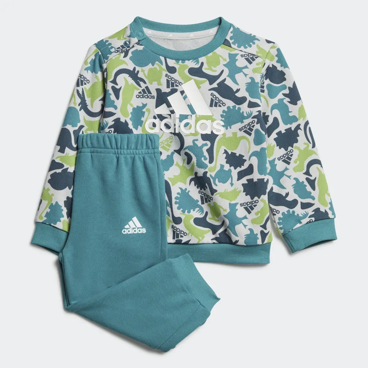 Adidas Tuta Essentials Allover Print Jogger Infant. 1