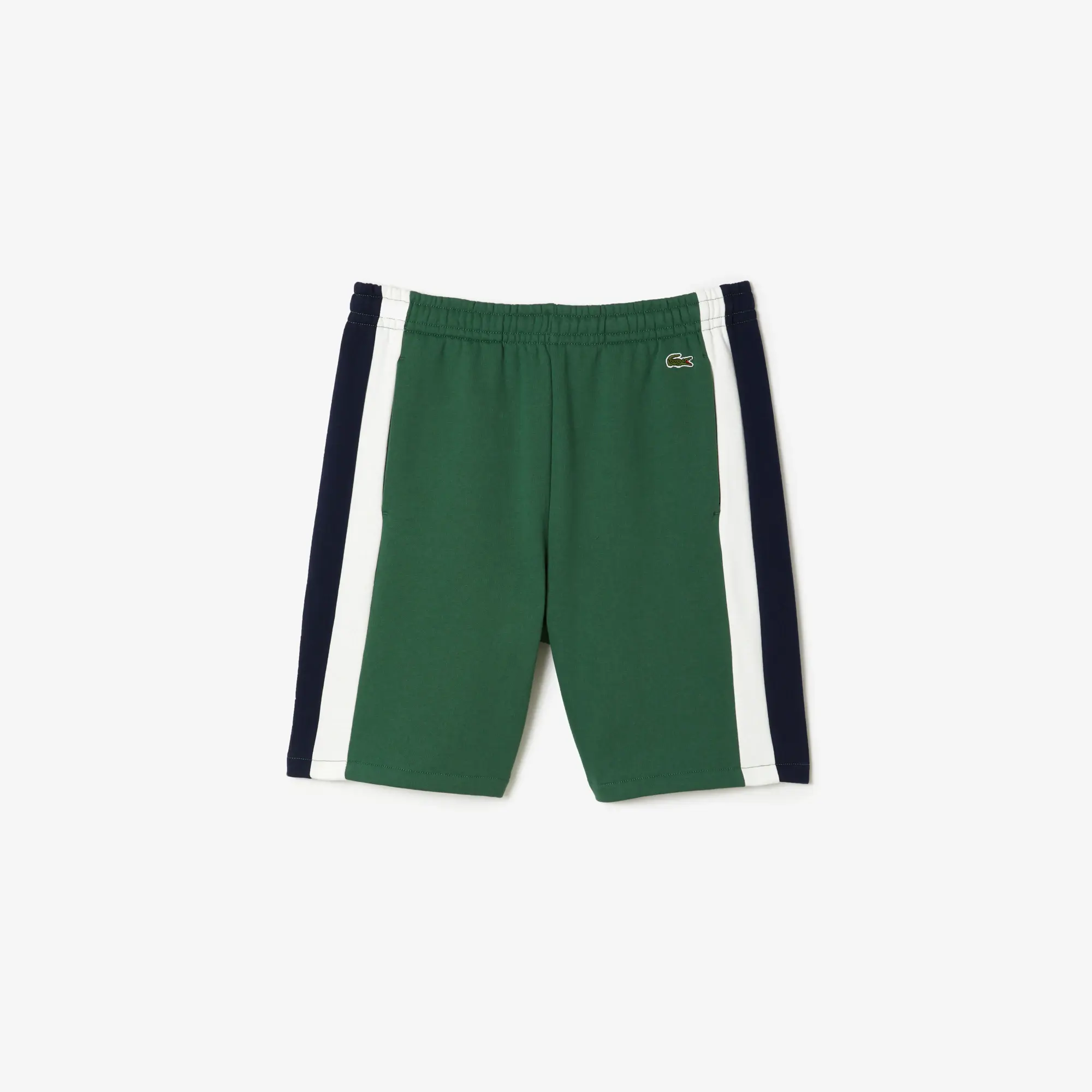 Lacoste Men’s Brushed Fleece Colorblock Shorts. 2