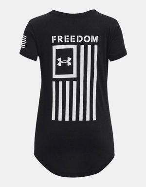 Girls' UA Freedom Flag T-Shirt