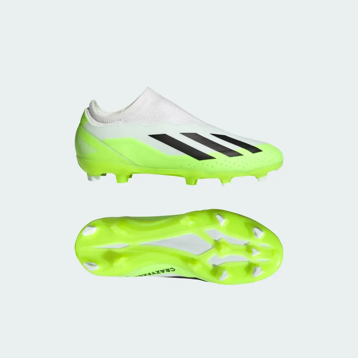 Adidas X Crazyfast.3 Laceless Firm Ground Soccer Cleats. 1