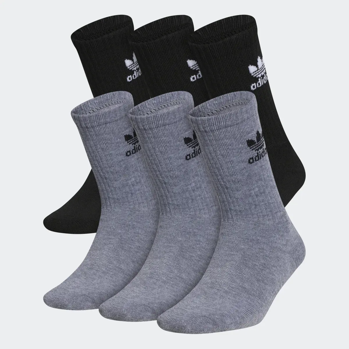 Adidas Trefoil Crew Socks 6 Pairs. 1