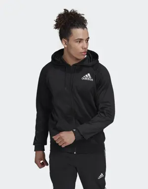 AEROREADY Game and Go Small Logo Full-Zip Hoodie