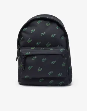 Croc Print Backpack