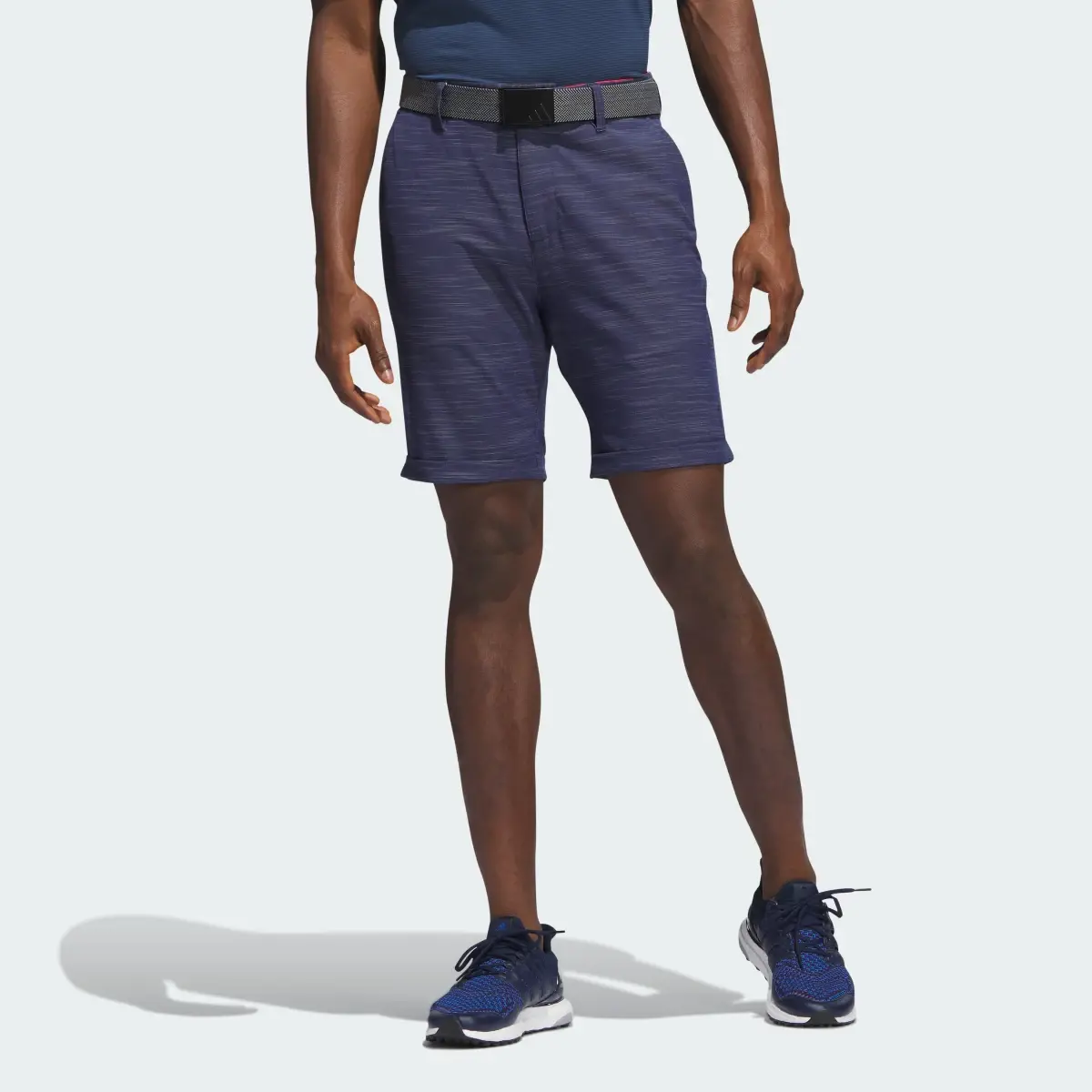 Adidas Textured Golf Shorts. 1