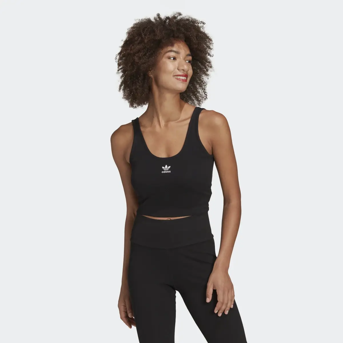 Adidas Adicolor Essentials Rib Tank Top. 2