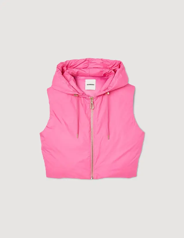 Sandro Sleeveless puffer jacket. 2