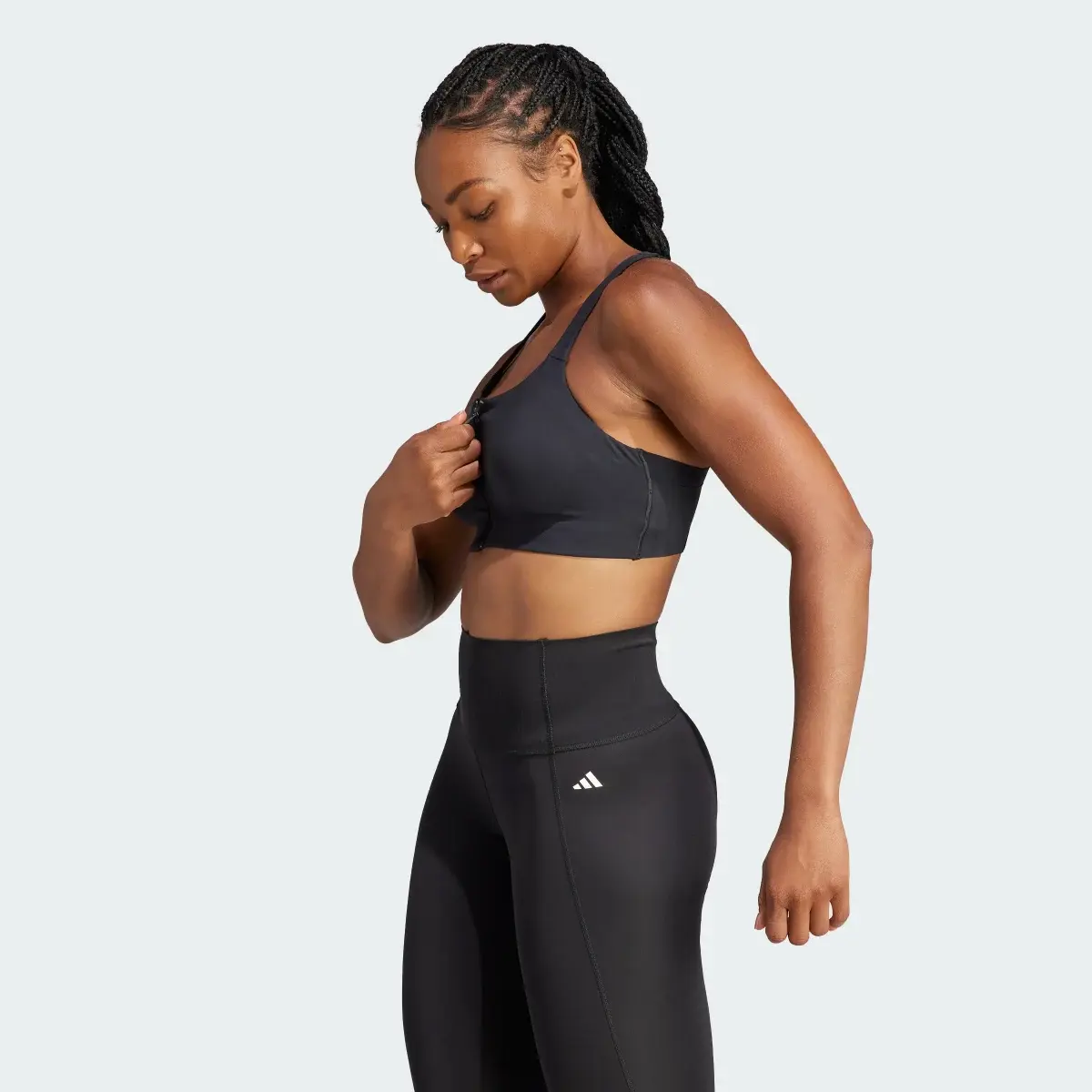 Adidas TLRD Impact Luxe High-Support Zip Bra. 3