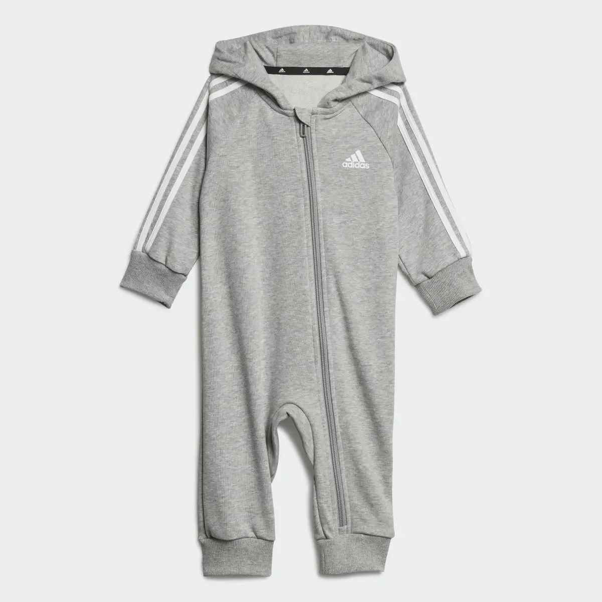 Adidas Essentials 3-Stripes French Terry Bodysuit Kids. 1