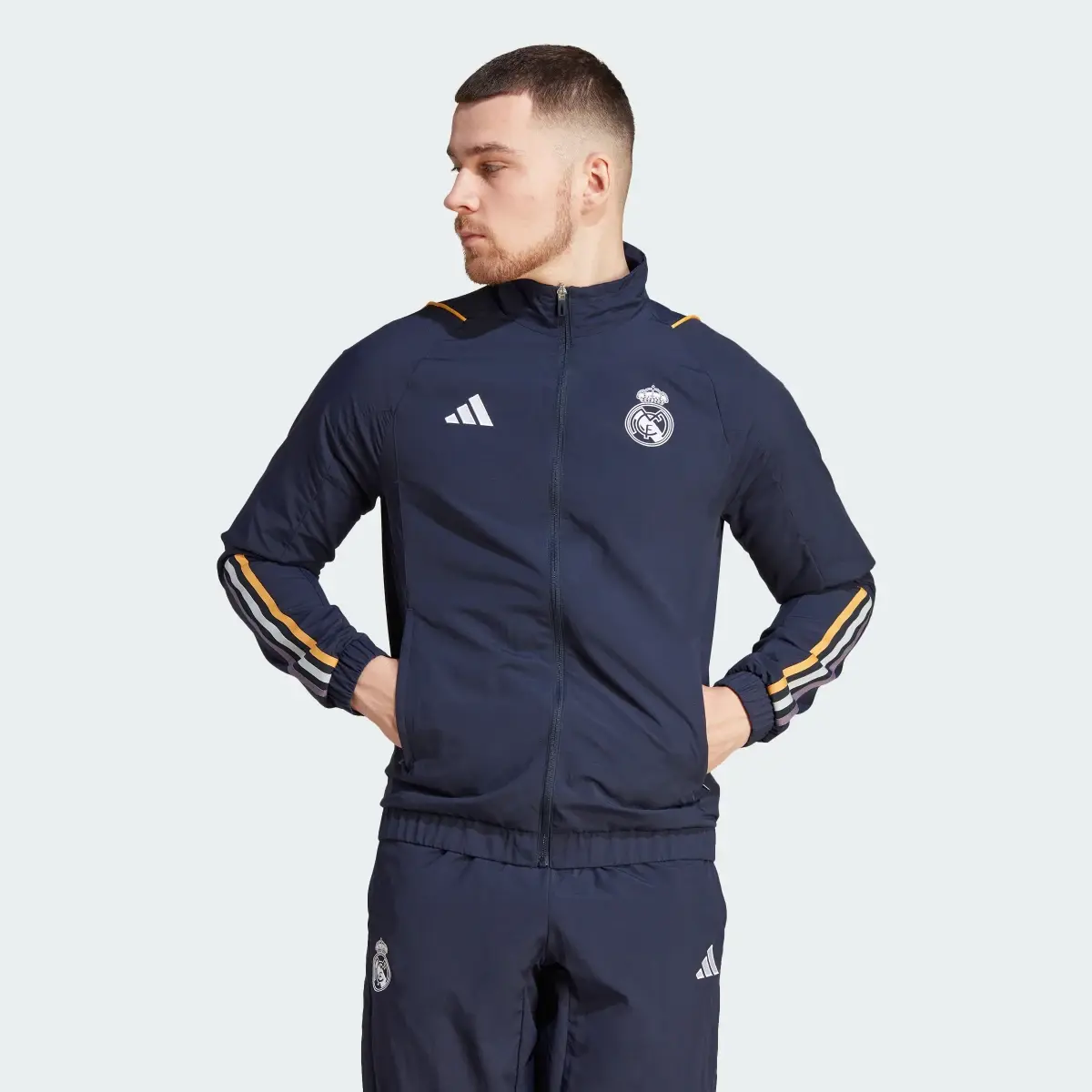 Adidas Real Madrid Tiro 23 Presentation Tracksuit Bottoms. 1