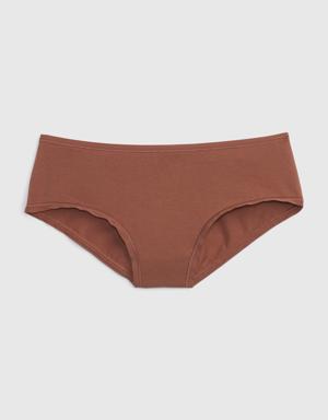 Organic Stretch Cotton Hipster brown