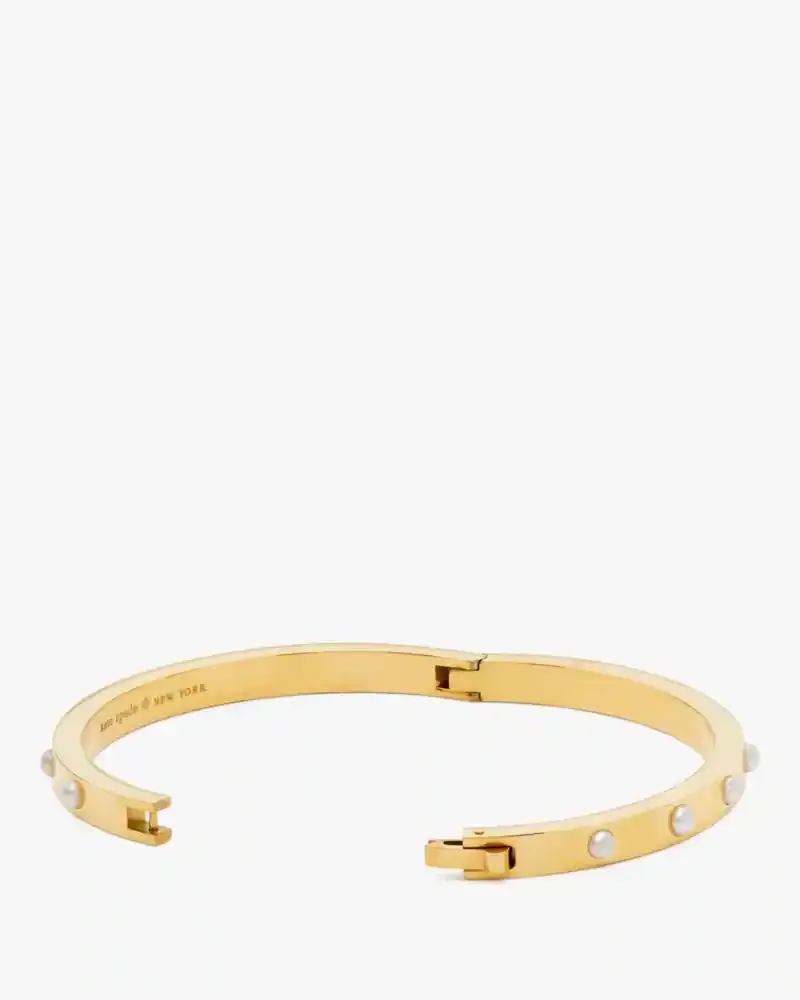 Kate Spade Set In Stone Hinged Bangle. 3