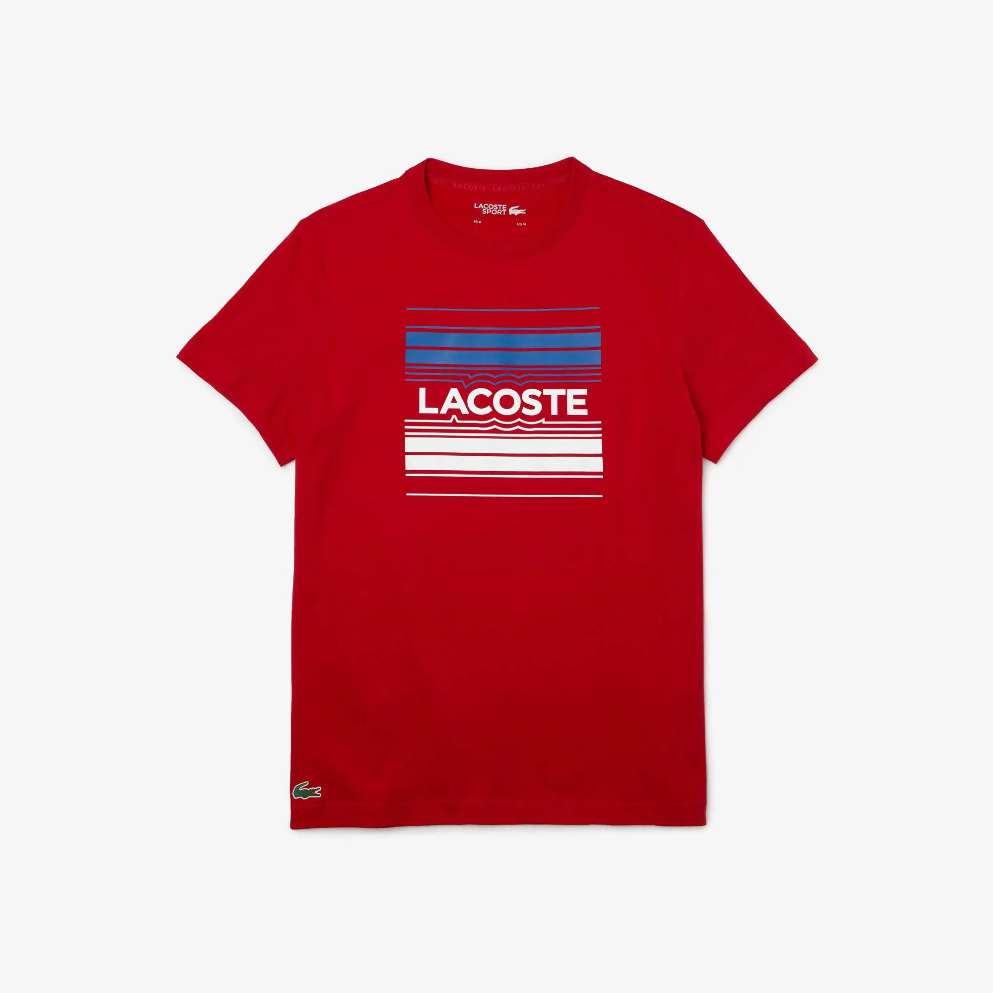 Lacoste Men's SPORT Stylized Logo Print Organic Cotton T-Shirt. 2