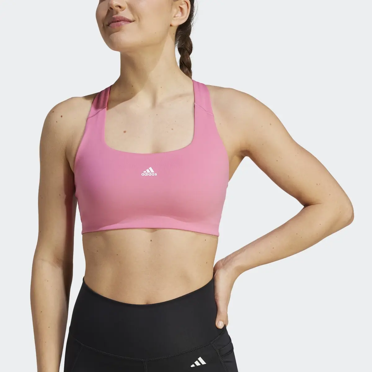 Adidas Powerimpact Training Medium-Support Bra. 1