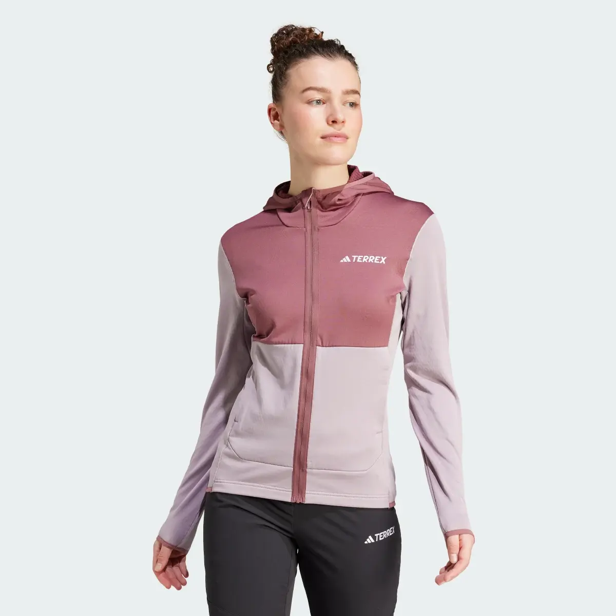 Adidas CHAQUETA CON CAPUCHA TERREX XPERIOR LIGHT FLEECE. 2