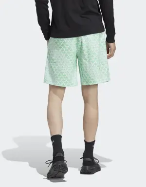 Graphics Monogram Allover Print Shorts