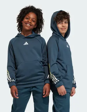 Adidas Sudadera con capucha Train Icons AEROREADY 3 bandas