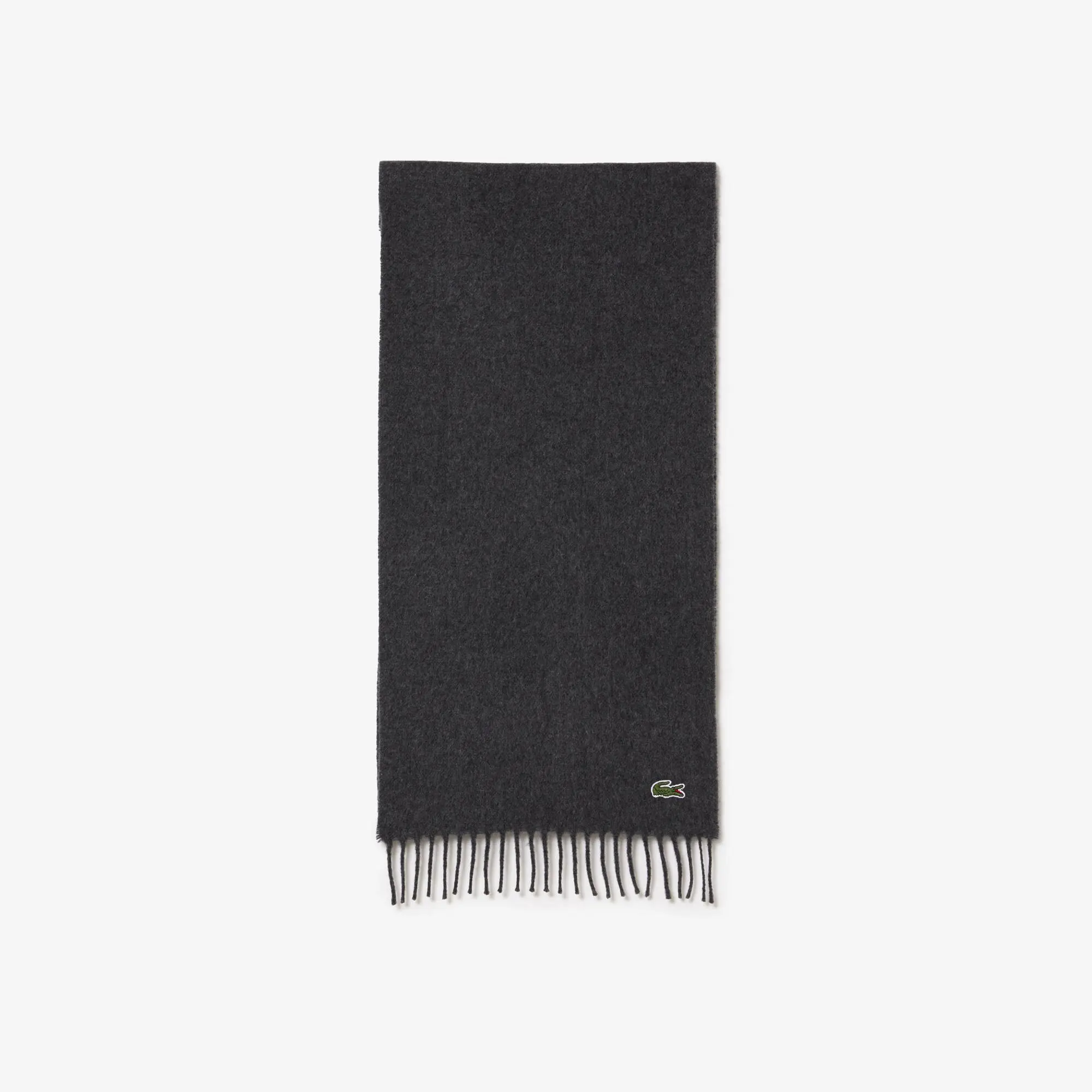 Lacoste Unisex Felt Wool And Cashmere Scarf Set. 2