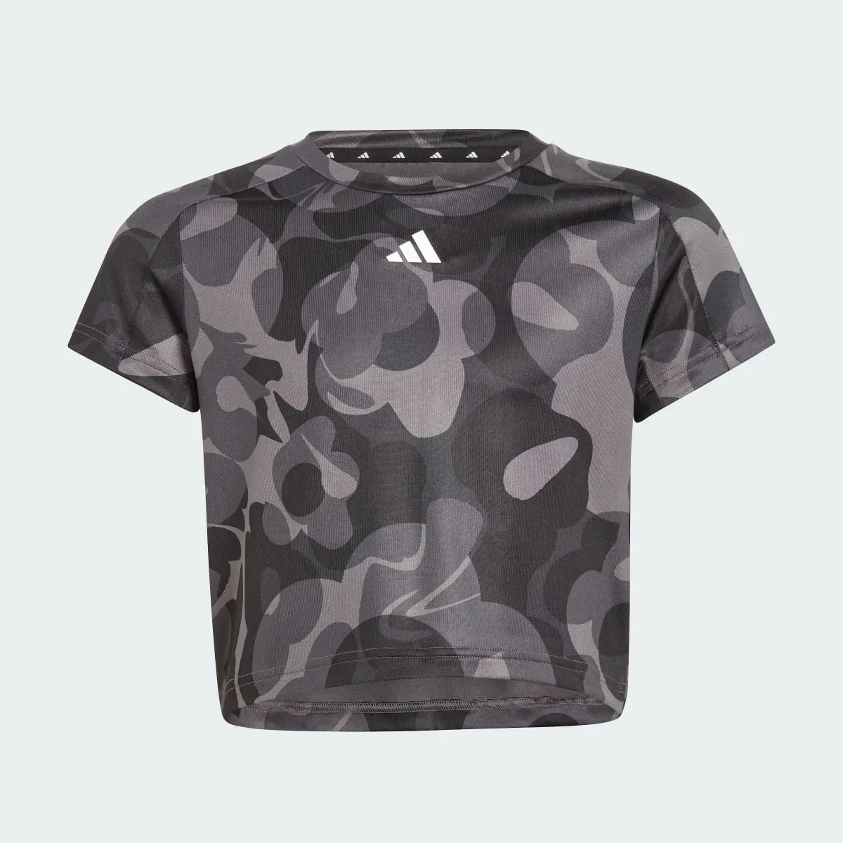Adidas T-shirt court imprimé de saison Essentials AEROREADY Enfants. 1