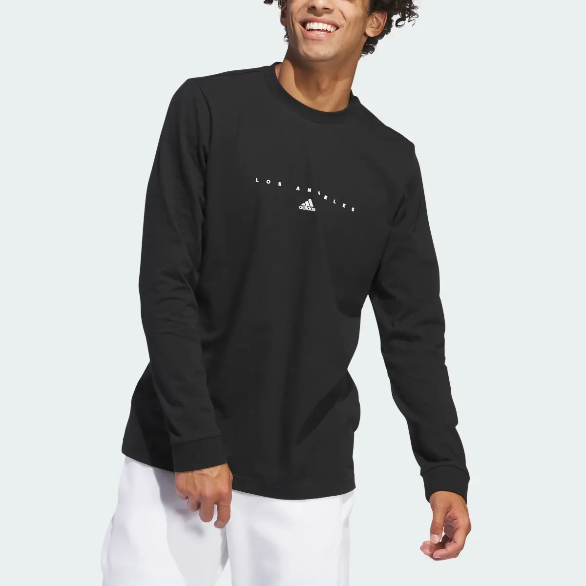 Adidas LA Graphic Long Sleeve Tee. 1