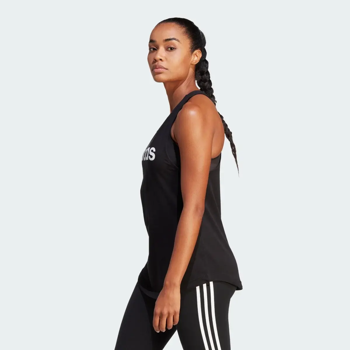 Adidas Essentials Loose Logo Tank Top. 1