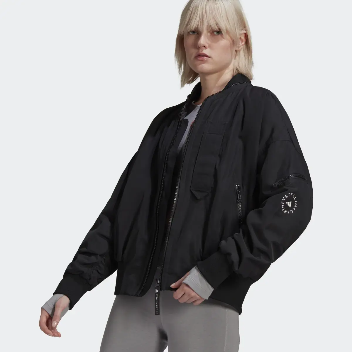 Adidas by Stella McCartney Woven Bomber Jacket. 1