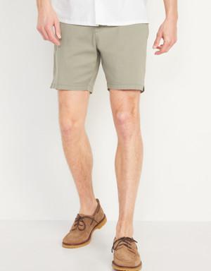 Slim Chino Shorts -- 7-inch inseam beige