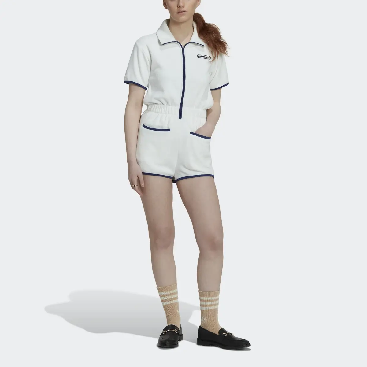 Adidas Towel-Terry Short Romper. 1