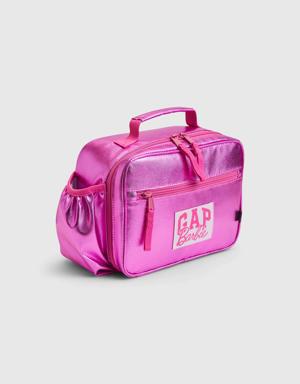 &#215 Barbie&#153 Kids Recycled Arch Logo Metallic Lunchbag pink