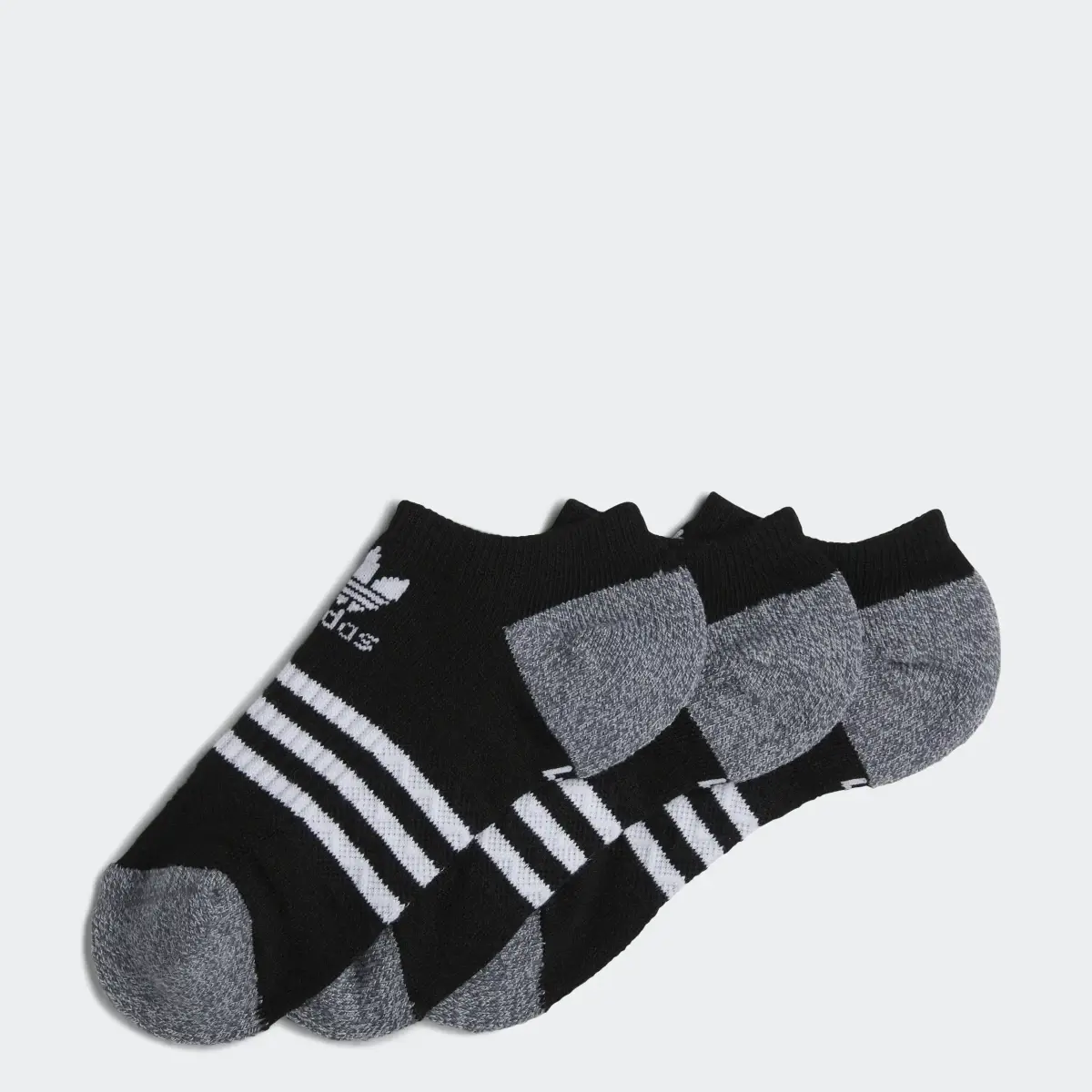 Adidas Roller No-Show Socks 3 Pairs. 1