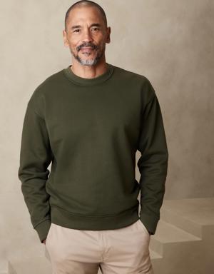 Relaxed French Terry Sweatshirt green