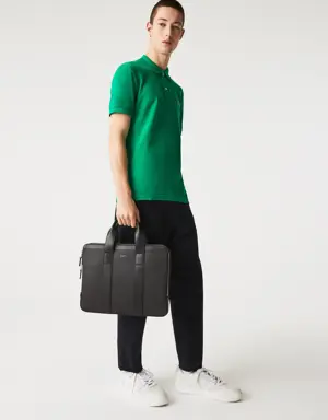 Men's Chantaco Piqué Leather Extra Slim Computer Bag