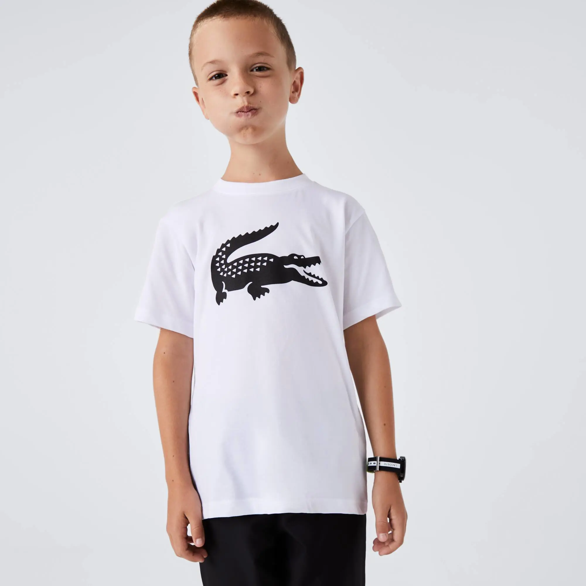 Lacoste T-shirt enfant Tennis Lacoste SPORT crocodile oversize. 1