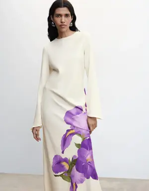WOMAN/ Langes Kleid mit Blumenprint