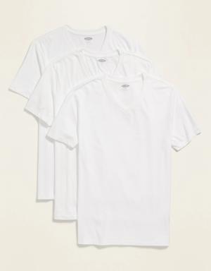 Soft-Washed V-Neck T-Shirt 3-Pack white