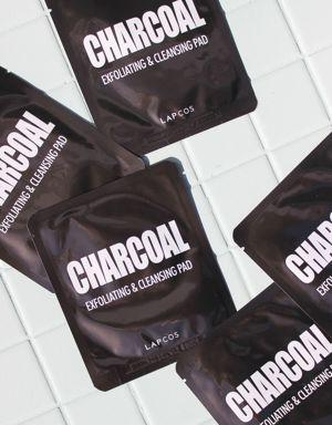 LAPCOS | 5-Pack Charcoal Exfoliating & Cleansing Pad