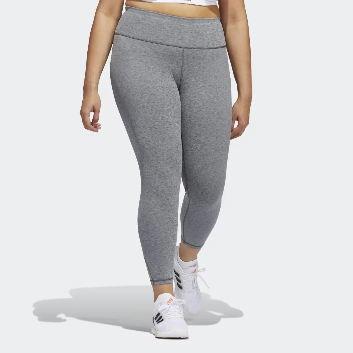 Adidas Optime Training Leggings (Plus Size). 1