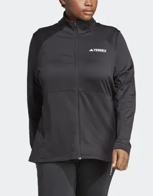 Adidas Terrex Multi Full-Zip Fleece Jacket (Plus Size)