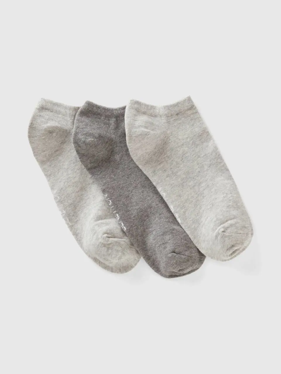 Benetton three pairs of short socks. 1