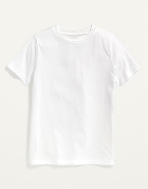 Softest Crew-Neck T-Shirt for Boys white