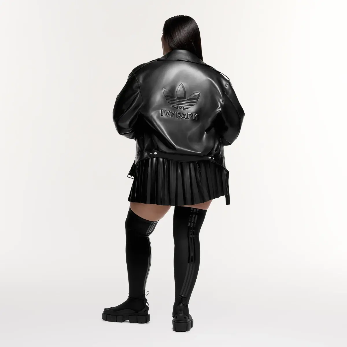 Adidas Leather Pleated Mini Skirt (Plus Size). 3 Adidas Leather Pleated Mini Skirt (Plus Size). 3