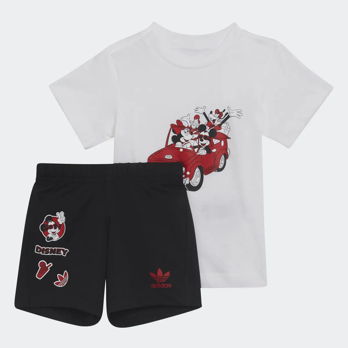 Adidas Disney Mickey and Friends Shorts-and-Tee Set. 2