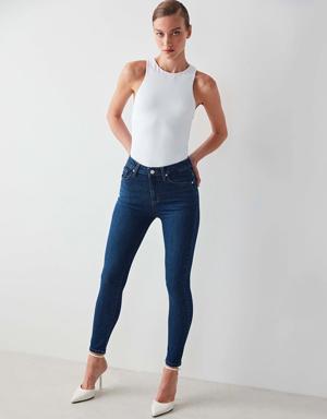 Skinny fit jean pantolon