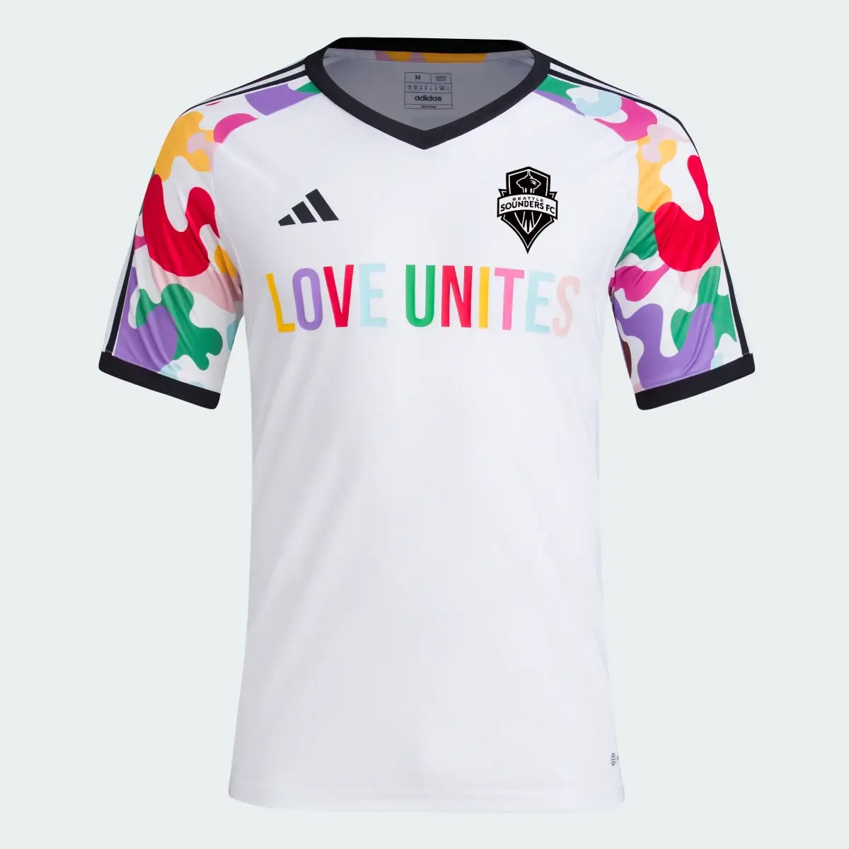 Adidas Seattle Sounders Pride Pre-Match Jersey. 1